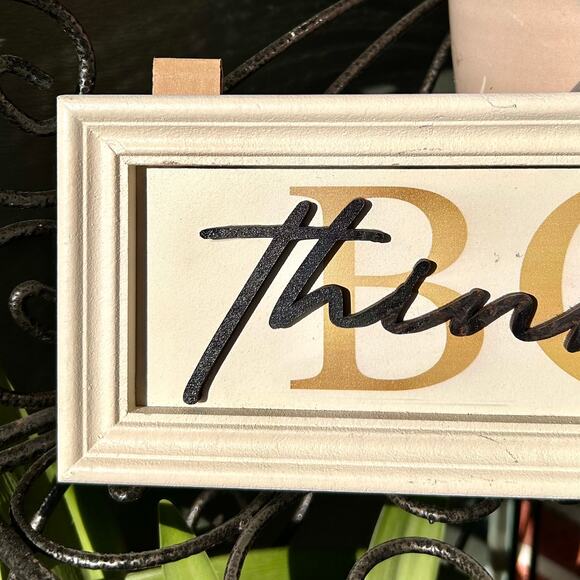 NWT Michaels "Think Like a BOSS" Plaque by Ashland - Picture 2 of 10